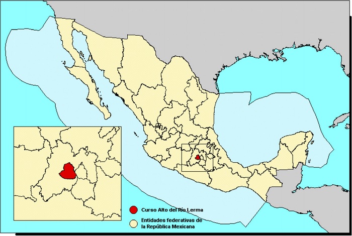 Localización Subcuenca del Río Tejalpa