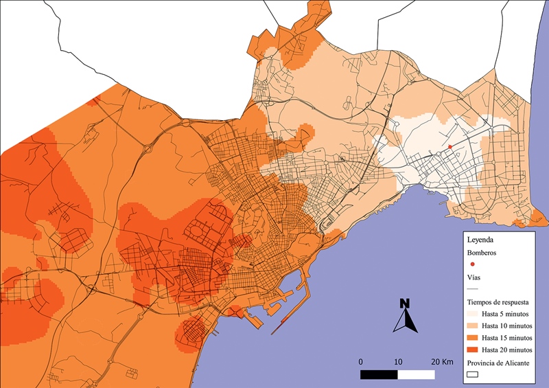 Cobertura del nuevo parque de bomberos del SPEIS
