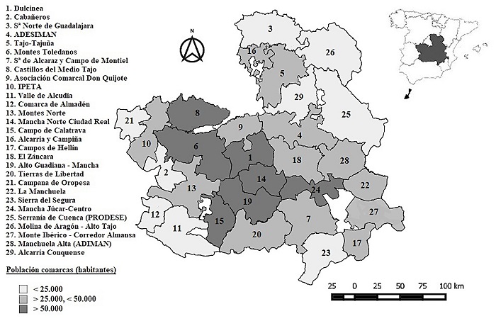 GAL constituidos en Castilla-La Mancha durante el PDR 2007-13
