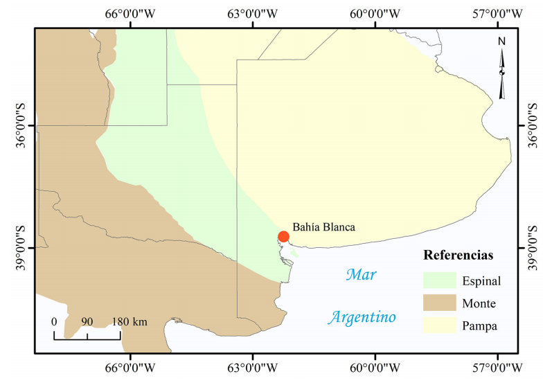 Provincias fitogeográficas del sur de la provincia de Buenos Aires
