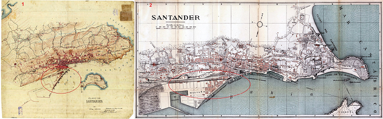 Evoluci�n del Ensanche de Malia�o (1883-1930)