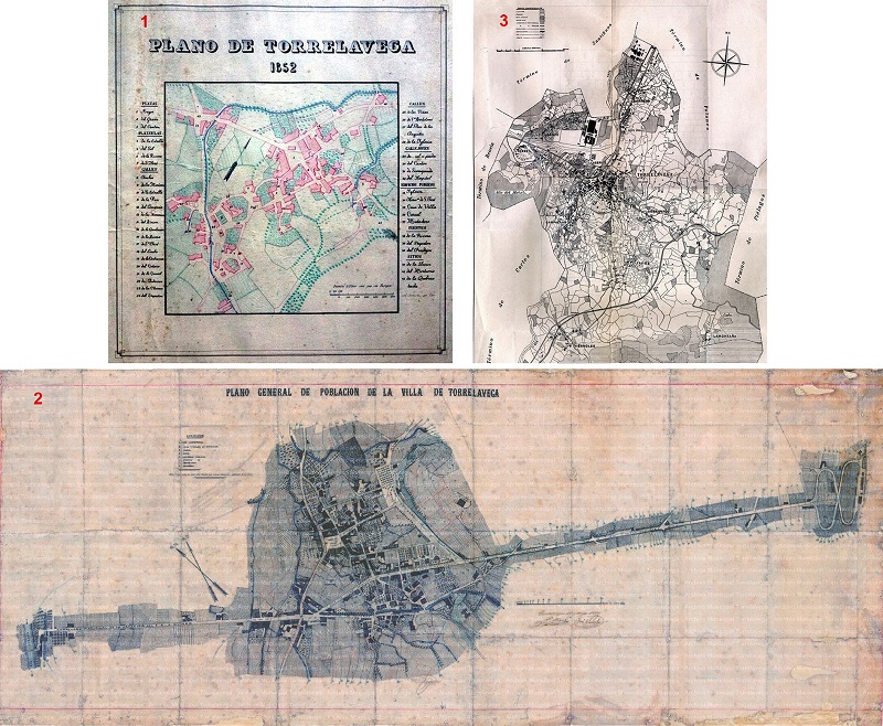 Evoluci�n urban�stica de Torrelavega a trav�s de la serie hist�rica de planos
