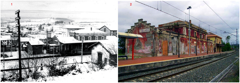 Estaci�n del Ferrocarril del Norte en Sierra Pando