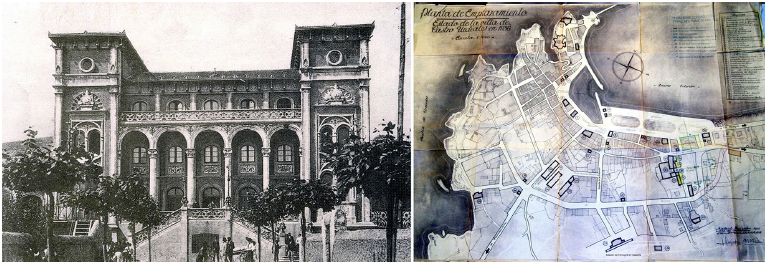 Estaci�n e impacto morfol�gico del ferrocarril en Castro Urdiales