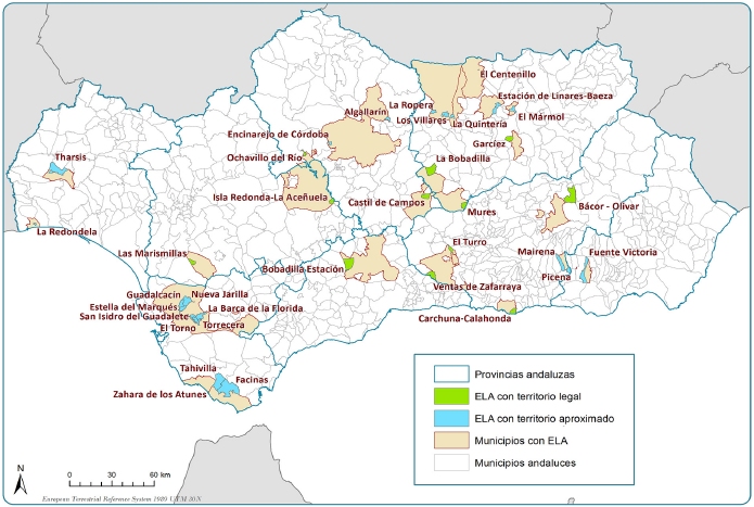 Territorio de las Entidades Locales Autnomas de Andaluca
