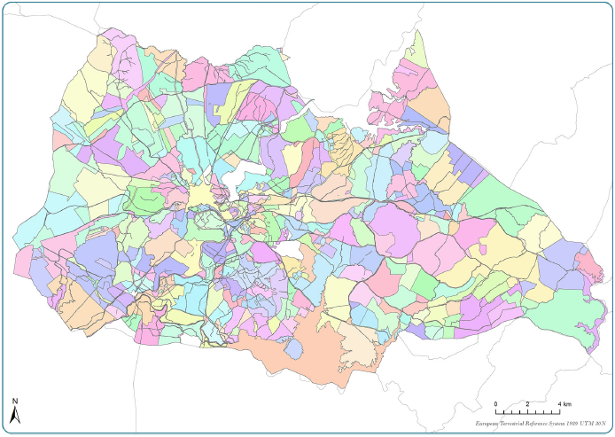 Parajes catastrales de Arcos de la Frontera (Cdiz)