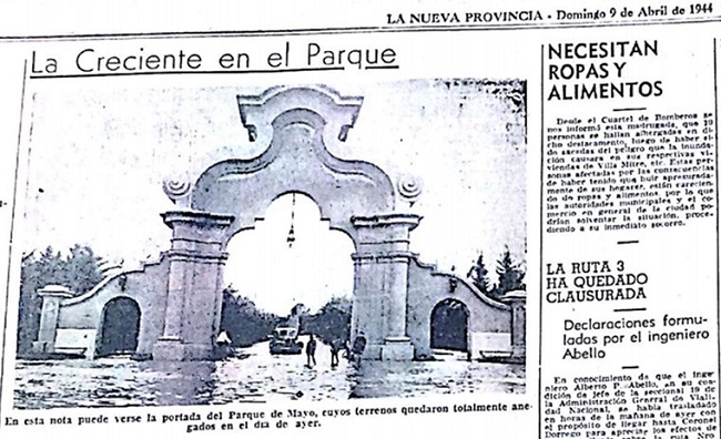 Consecuencias de las precipitaciones intensas en la ciudad de Bah�a Blanca