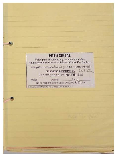 Archivo Elena Vargas Tisnes, mayo de 2016. Universidad Nacional de Colombia, Sede Medellín.