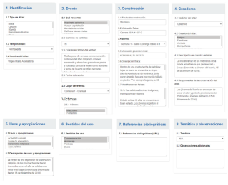 Formulario de Gestión de Altares. 