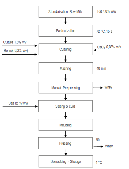 Cheese Manufacturing Process.