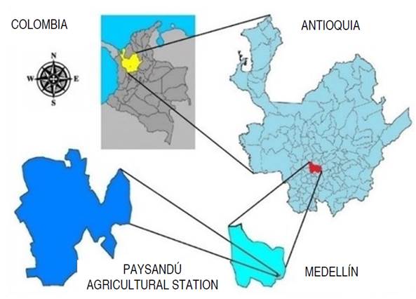 Location of the experiment site.
