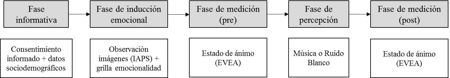 Dise&ntilde;o esquem&aacute;tico del estudio experimental.