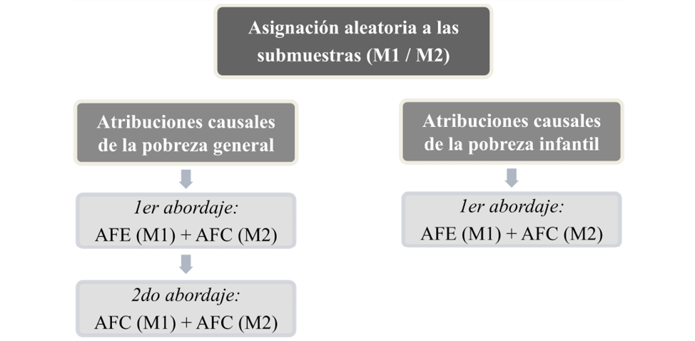 Esquema de los procedimientos anal�ticos implementados