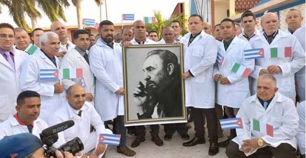 . M�dicos cubanos que prestaron servicios en Italia