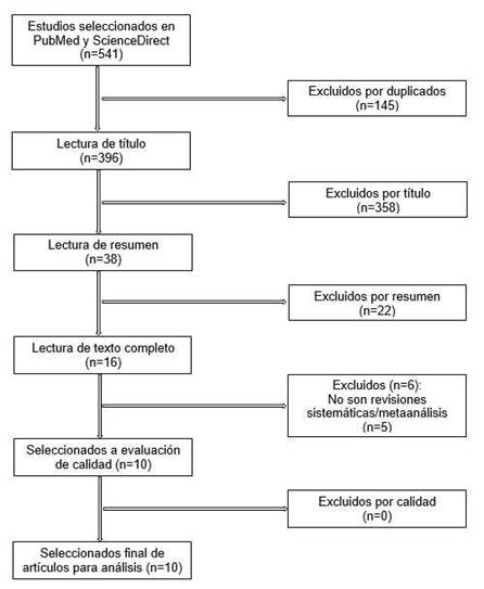 Flujograma de selecci�n de art�culos (2012-2022).