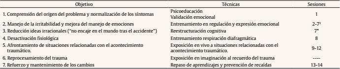 Objetivos terapéuticos y plan de tratamiento