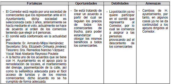 An�lisis FODA desde el enfoque pol�tico