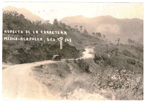 Aspecto
de la carretera México-Acapulco (Guerrero)