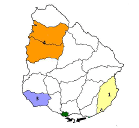 Regiones prioritarias de desarrollo turístico en la década de 1970