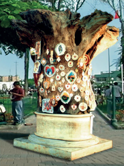Plaza de Armas de Santiago de Surco.