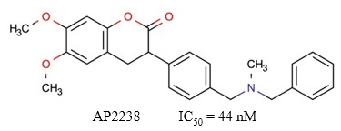 Estructura química de la cymserina. Se muestra el valor de IC50 descrito para la actividad inhibitoria de este compuesto sobre la AChE (Rizzo y col., 2010).