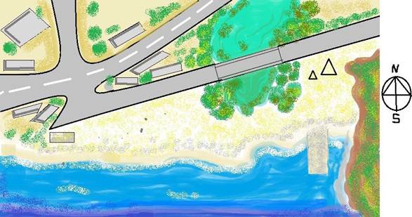 Croquis de Playa Siboney