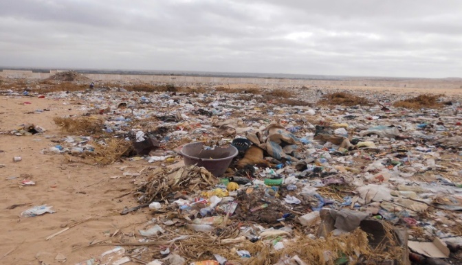 Desechos de los vecinos del Barrio 5
de Abril