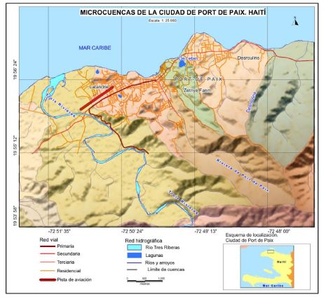 Cuencas y microcuencas que vierten a la Ciudad de Port de Paix