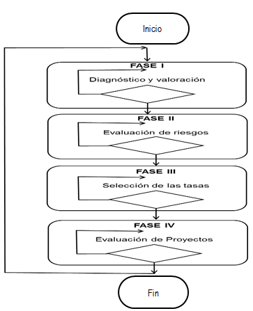  Fases propuestas para el cálculo de la
tasa de descuento
