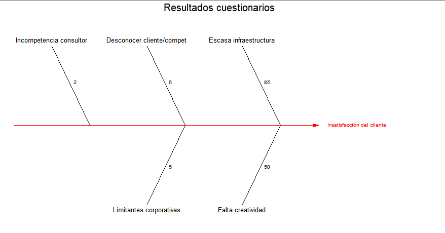 Diagrama de Ishikawa del Servicio de Diagn�stico de Control Interno.