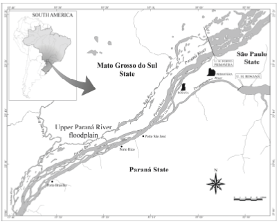 Paraná river floodplain, Paraná
State/Mato Grosso do Sul State, Brazil.