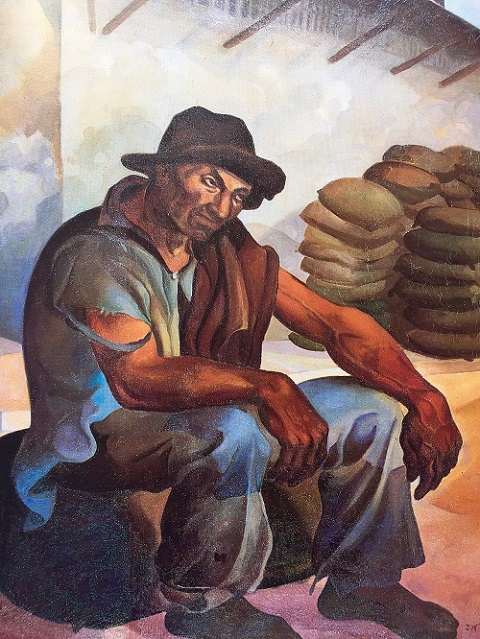 Eduardo Kingman, El carbonero (1934).