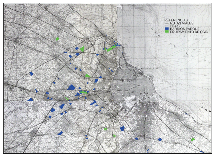 Urbanizaciones de Barrios Parque 1910-1950