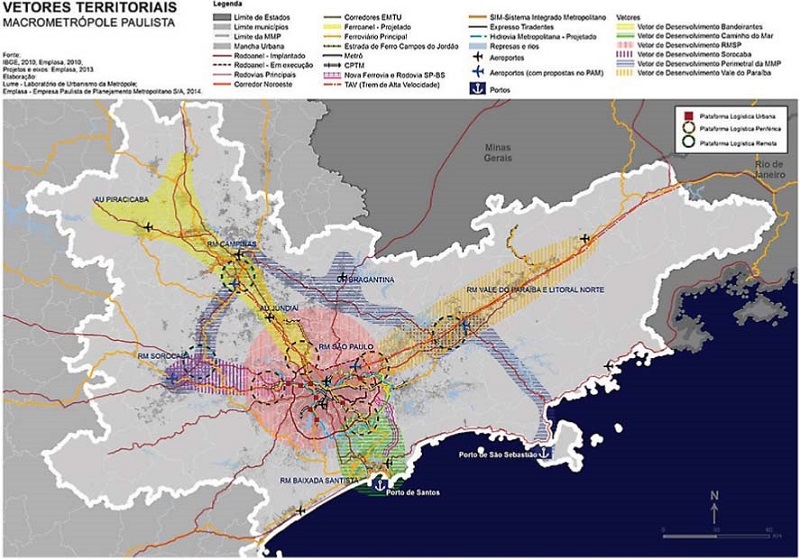 - Vetores territoriais do PAM