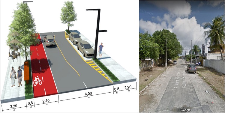 - Redesenho da R. Maria Eliete de Coutinho Fabr&iacute;cio. 