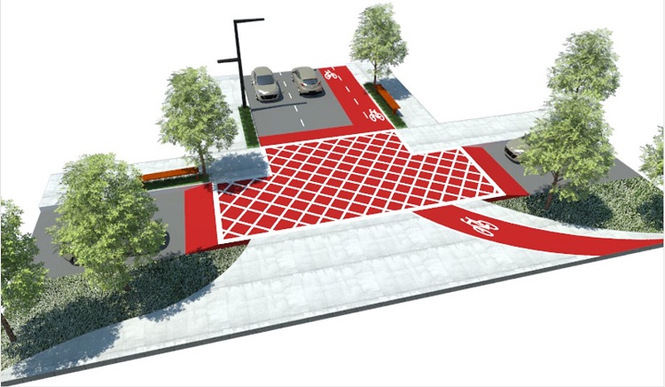 - Esquema de Cruzamentos com o Parque das &ldquo;Tr&ecirc;s Ruas&rdquo;. 