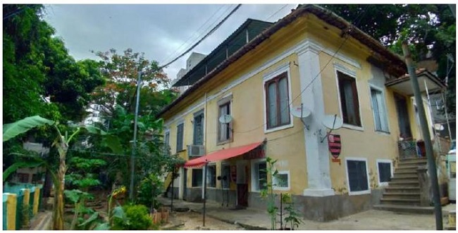 O casarão da Chácara do Catumbi.