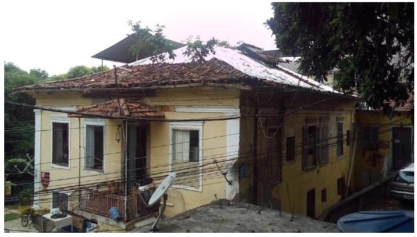 O casarão da Chácara do Catumbi.