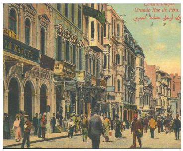 Istiklal Street in the late 19th century (Placesbrands, 2015).