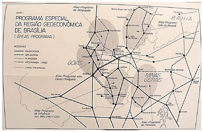 &Aacute;reas-Programa definidas pelo PERGEB. 
