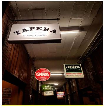 Novos Letreiros no Mercado Novo, setor ali-menta&ccedil;&atilde;o. 