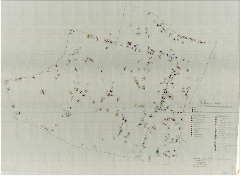 &ndash; Pau Mi&uacute;do e adjac&ecirc;ncias &ndash; localiza&ccedil;&atilde;o de com&eacute;rcio, servi&ccedil;os e institui&ccedil;&otilde;es, sinal de vitalidade urbana do bairro. Fonte: acervo do arquiteto Sylvio Sawaya.