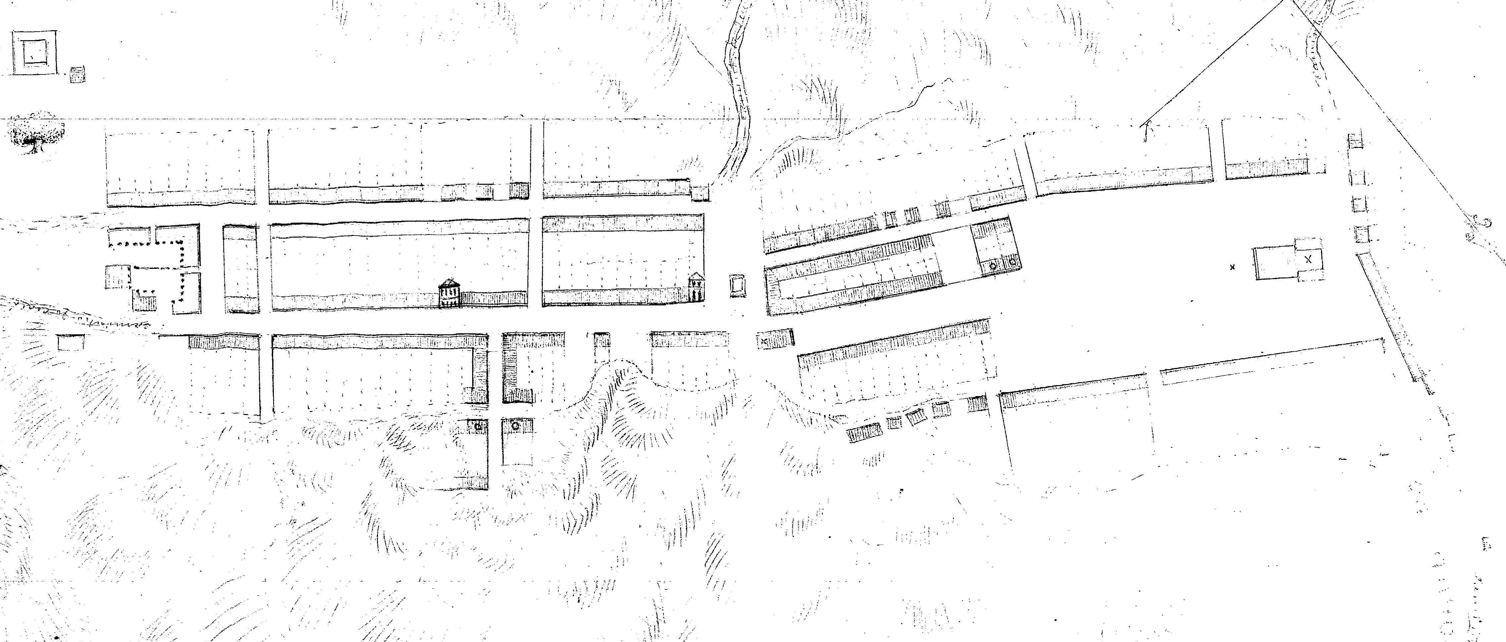 Planta da cidade de Baturité (antiga vila de
Montemor o Novo da América), 16 de fevereiro de 1860.