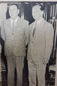 Ernesto Mallo junto a Juan Domingo Perón
(1970)