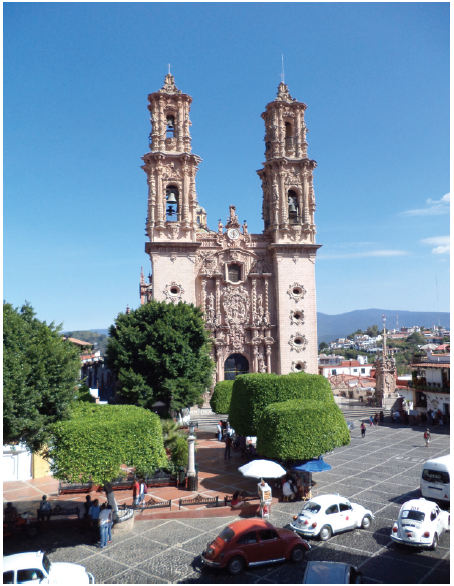 La iglesia de Santa Prisca y el z&oacute;calo
