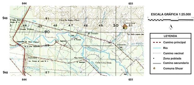 Mapa vial y tur&iacute;stico de la provincia del
Guayas