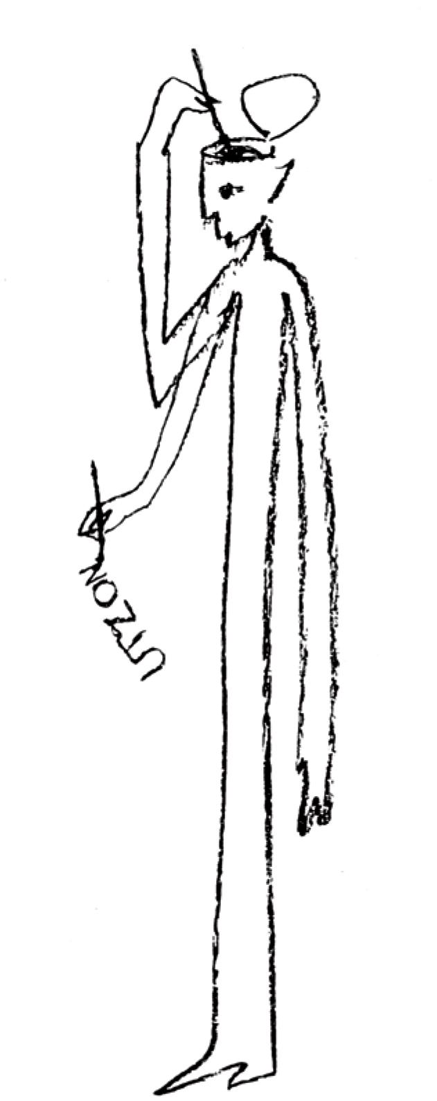 Dibujo de Jørn Utzon.