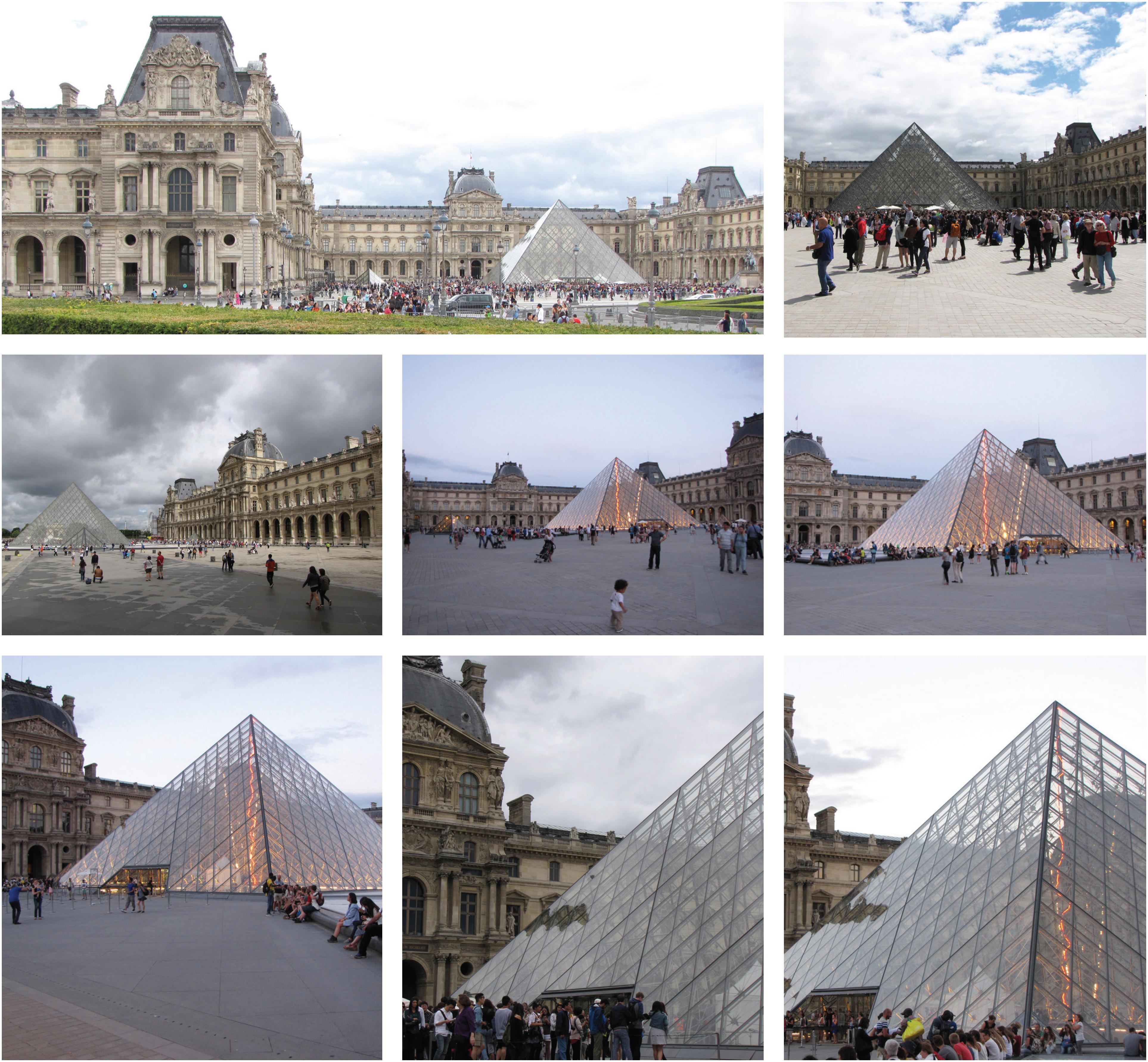 Pir&aacute;mide do &lsquo;Le Grand Louvre&rsquo;.