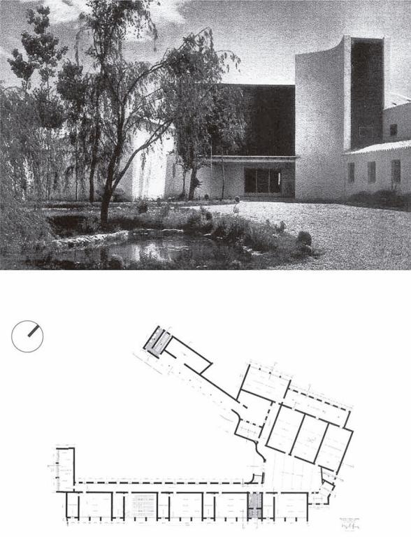 Instituto laboral de Daimiel, Ciudad Real, 1949-1950. Figure 1. Technical School in Daimiel, Ciudad Real, 1949-1950.