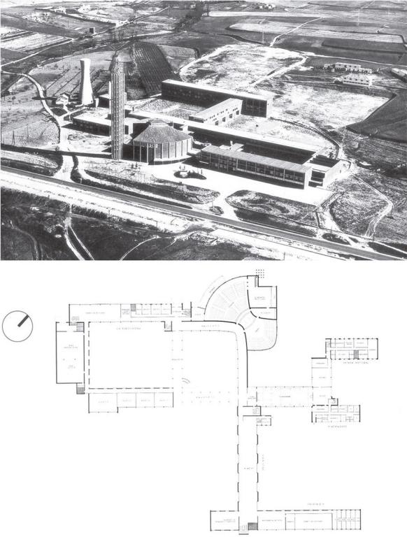 Teologado de los Padres Dominicos en Madrid, 1955. Figure 4. Theological School of Dominican Fathers in Madrid, 1955.